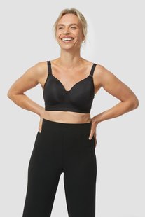 HEMA Voorgevormde Prothese Bh Zonder Beugel Zwart (zwart) HEMA Voorgevormde Prothese Bh Zonder Beugel Zwart (zwart)