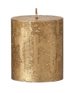 HEMA Rustieke kaarsen goud (goud)