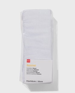 HEMA Hoeslaken matrasbeschermer molton waterdicht 70x150cm (wit)