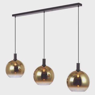 Vurna - Justine hanglamp 3L 120 cm glas goud