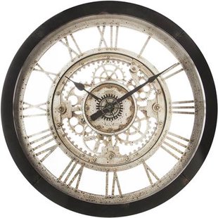 Atmosphera Wandklok|muur klok - Vintage - Dia 61 cm - kunststof|glas Atmosphera Wandklok|muur klok - Vintage - Dia 61 cm - kunststof|glas