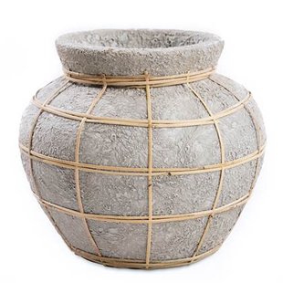 The Belly Vase - Concrete Natural - M