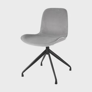 Nolon Nola-Fé Draaibare Eetkamerstoelen Set van 2 Velvet Grijs - Zwart