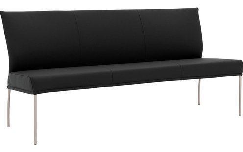 Goossens Eetkamerbank Funk, Zonder arm, 210 cm breed