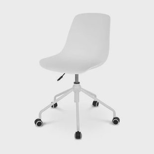 Nolon Nout-Pip Bureaustoelen Set van 2 - Wit - Wit Onderstel