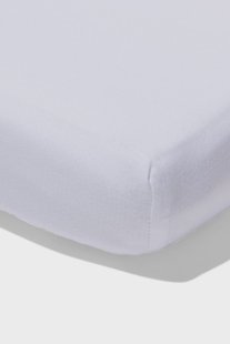 HEMA Topper hoeslaken 200x220cm zacht katoen wit (wit)