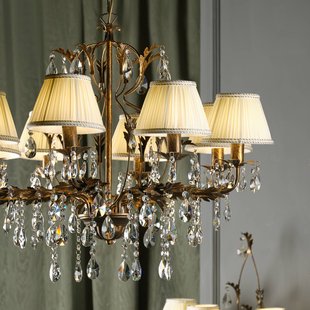 ONLI Kroonluchter Karen 8-lamps brons