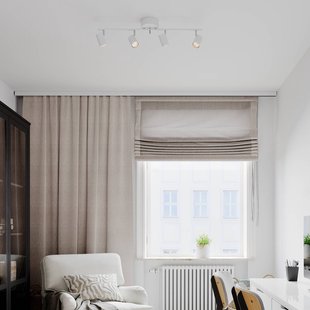 By Rydéns Correct plafondspot 4-lamps mat wit