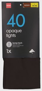 HEMA Temp tech panty 40denier bruin (bruin)