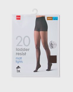 HEMA Panty anti-ladder 20 denier bruin (bruin)