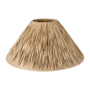 Lampenkap gevlochten - papier/staal - ø28x18 cm