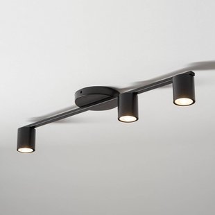 SIGMA Plafondspot Sky, 3-lamps, zwart