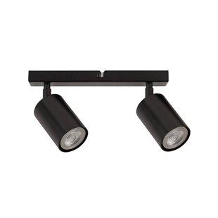 SIGMA Plafondspot Zoom, 2-lamps, zwart