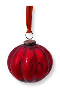 Pip Studio Kerstbal Glas Rood 10cm