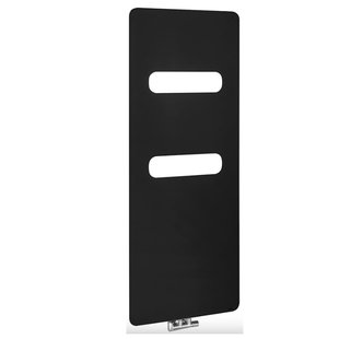 Designradiator Sapho Tabella Open 59x149 cm Mat Zwart