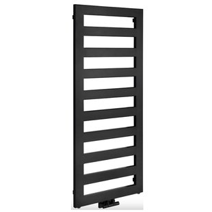Designradiator Sapho Block 50x146.5 Cm Mat Zwart