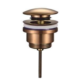 Clickwaste Luxe BWS Mark Laag Model 5/4 Geborsteld Brons Koper