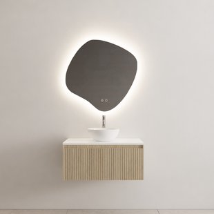 Onderkast Gliss Design Timotheus 70 CM Incl. Topplaat Corn Silk