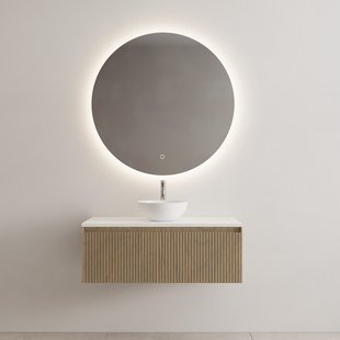 Onderkast Gliss Design Timotheus 100 CM Incl. Topplaat Ash Grey