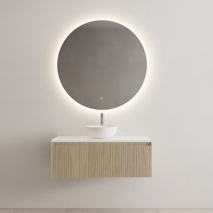 Onderkast Gliss Design Timotheus 100 CM Incl. Topplaat Corn Silk