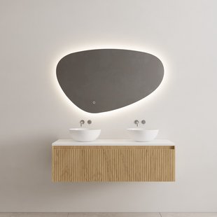 Onderkast Gliss Design Timotheus 120 CM Incl. Topplaat Castle Brown