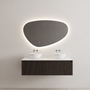 Onderkast Gliss Design Timotheus 120 CM Incl. Topplaat Charcoal