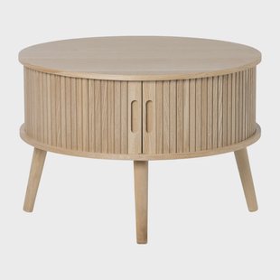 Tafel/kast Uppsala rond - naturel - ø60x40 cm