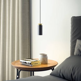 Carpyen LED hanglamp Triana, 1-lamp, zwart/goud