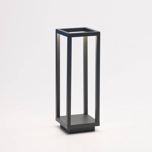 Zafferano Home LED lantaarn IP54 donkergrijs