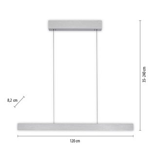 LED hanglamp PURE E-Motion, diamant, CCT