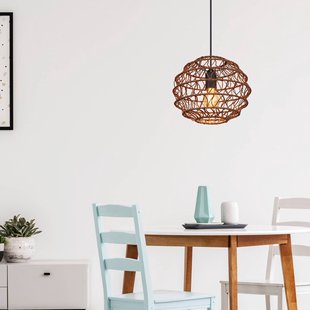 Globo Hanglamp Senni, bruin, Ø 29 cm Globo Hanglamp Senni, bruin, Ø 29 cm
