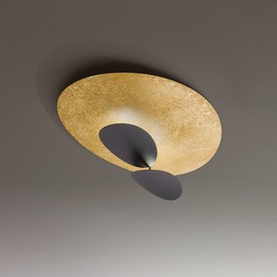 ICONE Masai plafond 2-lamps 927 90x60cm goud/zwart