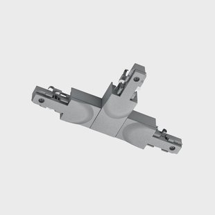 Trio Lighting T-verbinder DUOline aardedraad buiten links titaan