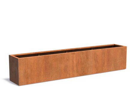 Cortenstaal plantenbak CARREZ 300x50x60cm.