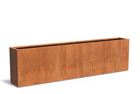 Cortenstaal plantenbak CARREZ 300x40x80cm.