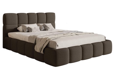 Bedframe Chloe bouclé met opbergruimte 180 x 200 cm | Selsey Design
