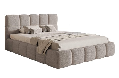 Bedframe Chloe bouclé 140 x 200 cm | Selsey Design
