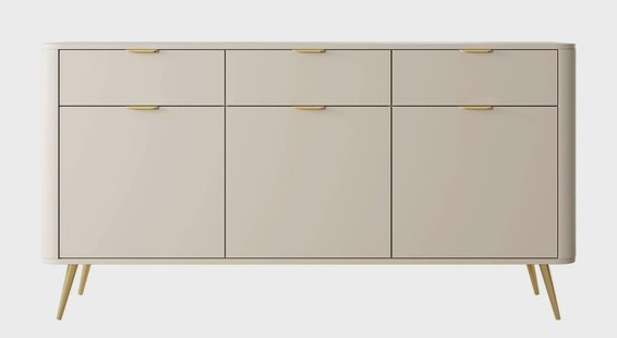 Dressoir Olivia 3 deurs 3 lades | Selsey Design