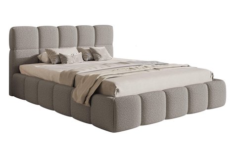 Bedframe Chloe bouclé met opbergruimte 180 x 200 cm | Selsey Design