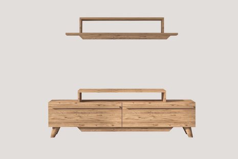 TV-meubel Symphony met wandplank | Kalune Design