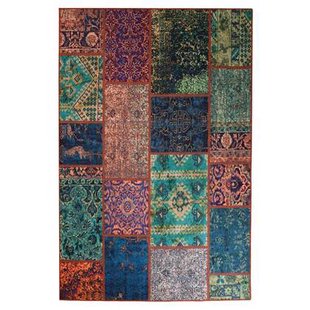 Heritaged Patchwork vloerkleed - Fade No.1 multi - 190x290 cm