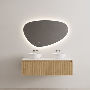 Onderkast Gliss Design Timotheus 120 CM 2 laden Incl Topplaat Castle Brown