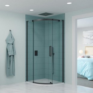 Crosswater Optix Offset Douchecabine - 120x80cm - kwartrond - deur links - gunmetal OXQSSTC12X8_L Crosswater Optix Offset Douchecabine - 120x80cm - kwartrond - deur links - gunmetal OXQSSTC12X8_L
