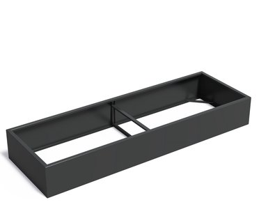 Aluminium plantenbak CARREZ zonder bodem 300x100x40cm.