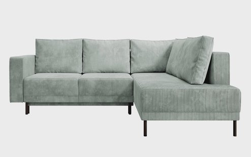 Hoekbank Mira rechts ribstof | Selsey Design