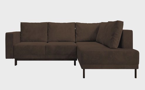 Hoekbank Mira rechts ribstof | Selsey Design