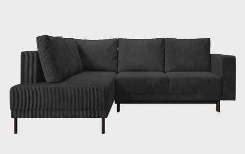 Hoekbank Mira links ribstof | Selsey Design