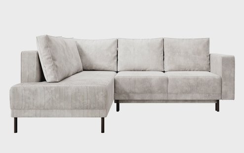 Hoekbank Mira links ribstof | Selsey Design