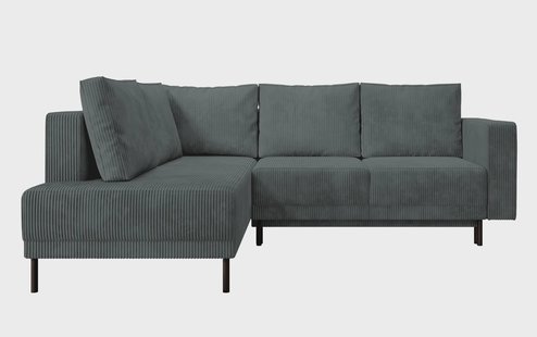 Hoekbank Mira links ribstof | Selsey Design