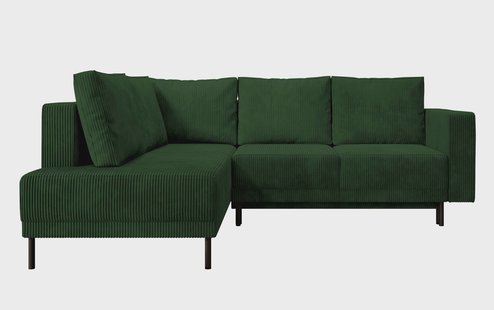 Hoekbank Mira links ribstof | Selsey Design